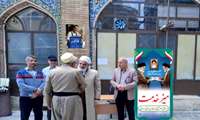 استقرار میز خدمت اداره کل آموزش فنی و حرفه‌ای استان کردستان در مسجد جامع سنندج  